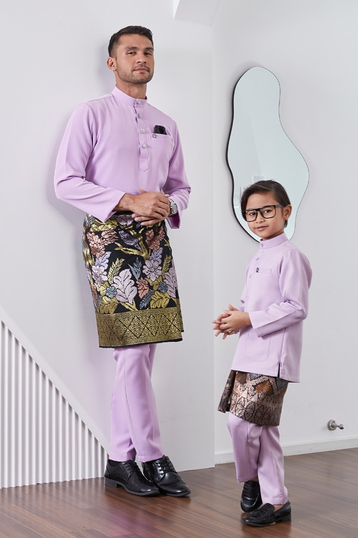 Baju Melayu Yusoff - Lilac